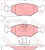 FIAT 0000009949124 Brake Pad Set, disc brake